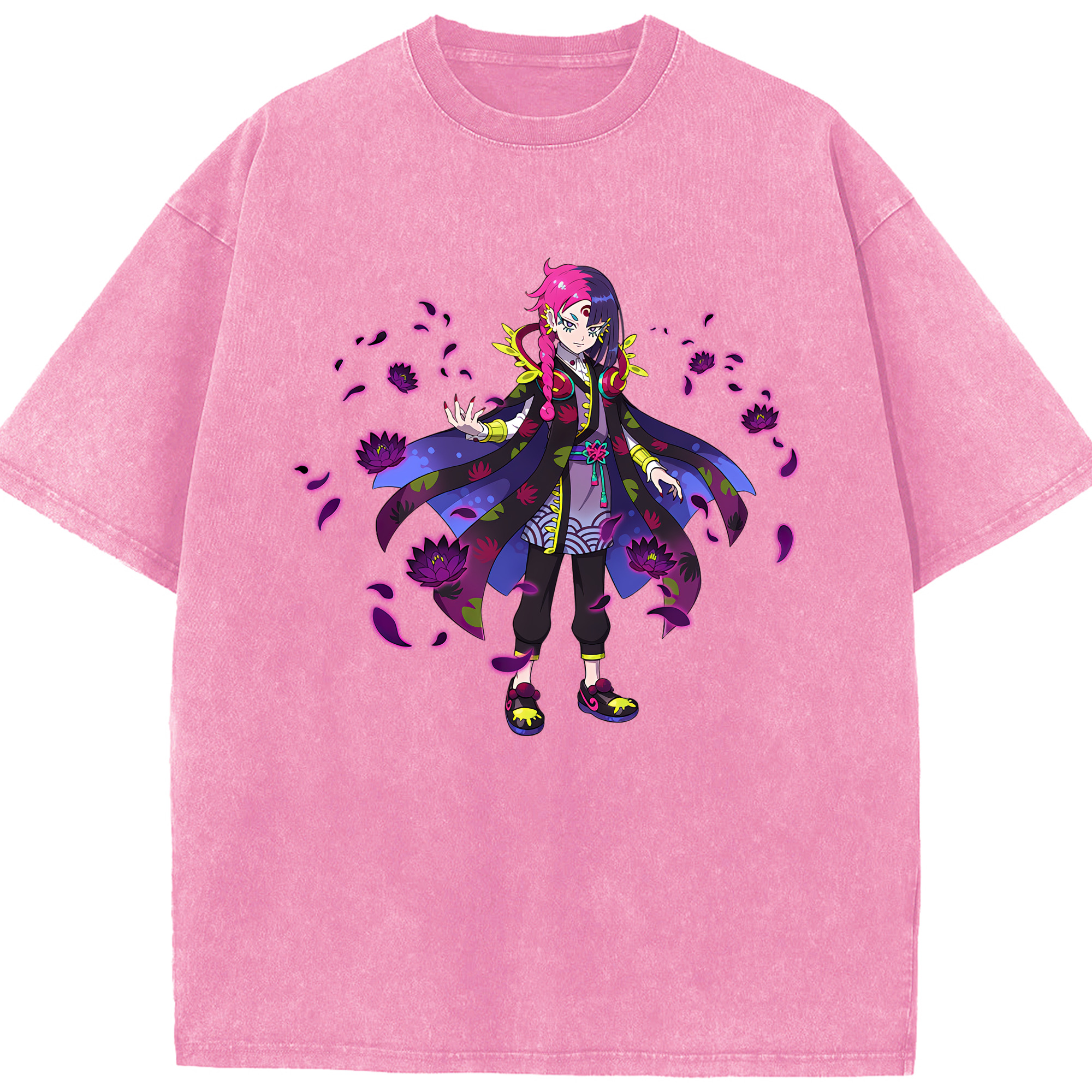 （画像用） 妖怪ウォッチ Yo-kai Watch 綿100% ヴィンテージ風 半袖Tシャツ（フロントプリント）